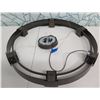 Image 1 : Round Black Ceiling Lamp, 29" Dia