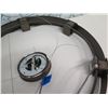 Image 10 : Round Black Ceiling Lamp, 29" Dia