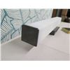 Image 2 : Qty 2 Wall-Mount Lamps, Rectangular Bar 2.5" x 2.5" x 25"L
