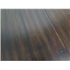 Image 8 : Wooden Round Table, Dark Wood 48" Dia, 31"H (Extension Leaf Not Included)