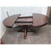 Image 2 : Wooden Round Table 48" Dia, 30"H (Extension Leaf Not Included)