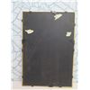 Image 4 : Textured Gold-Toned Metal Framed Wall Mirror 26" x 37"