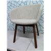 Image 1 : New Blu Dot Host Dining Chair w/ Upholstered Back 24" x 16" x 29"H (with box)