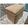 Image 1 : New Upholstered Ottoman, Approx. 20" X 15.5"X 18.5" H