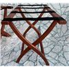 Image 1 : Scarlett Luggage Rack, Solid Wood, Looks New (No Box) 23.5”L x 14.5”D x 20.25"H