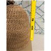 Image 8 : Woven Textured Beehive Ceiling Lamp, Approx. 15.5" Dia, 18"H