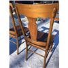 Image 16 : SOLID OAK ROUND TABLE AND FOUR CHAIRS