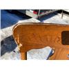 Image 24 : SOLID OAK ROUND TABLE AND FOUR CHAIRS