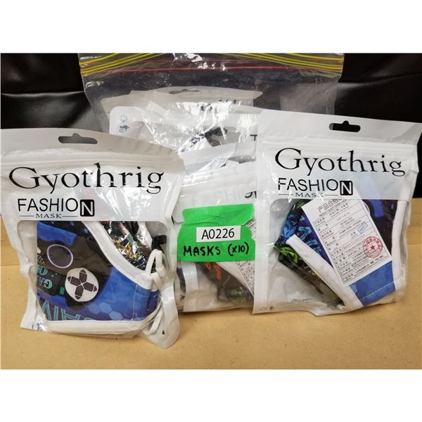 Gyothrig Fashion Masks (10x4) (A0226)
