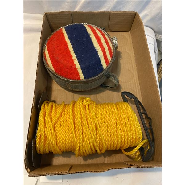 Rope and canteen