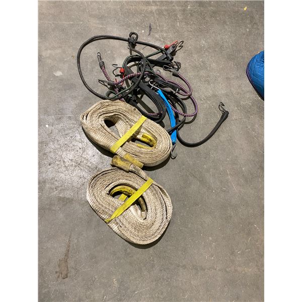 Tow ropes and bungee cords