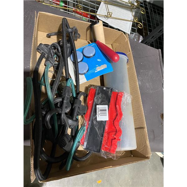 Zip ties, bungee cords etc