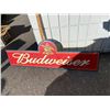 Image 1 : Budweiser tin sign