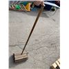 Antique floor sweeper