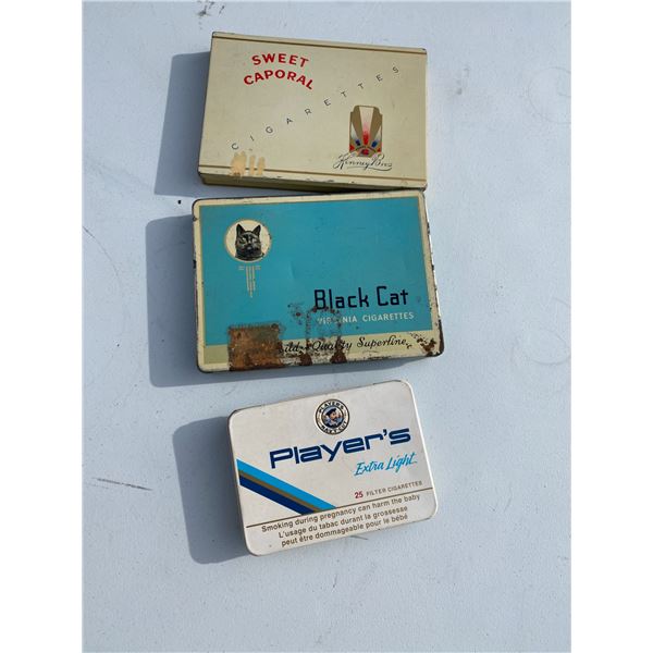 Cigarette tins
