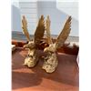 Brass eagles 8.5 inches tall