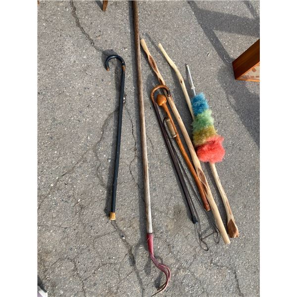 Walking sticks etc
