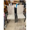 Image 1 : 2 patio chairs stacking
