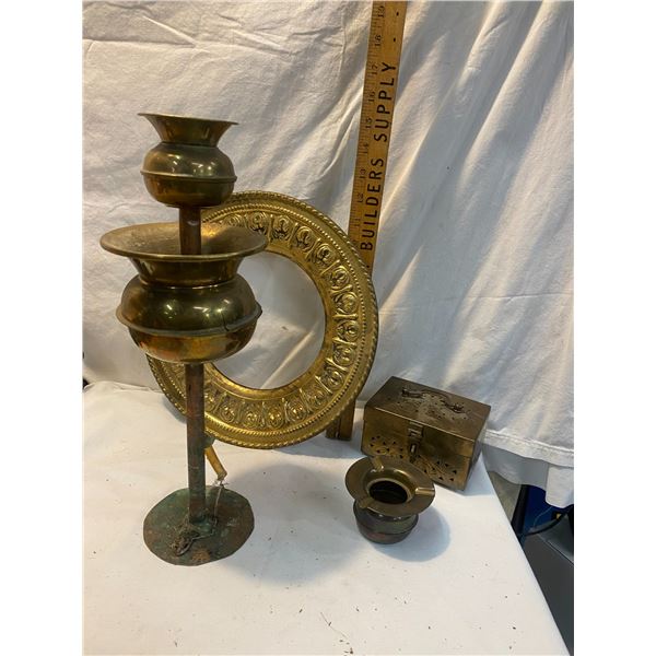 Ash tray and rustic decor