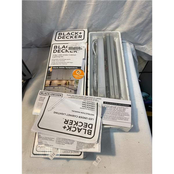 Black and decker 3 bar under cabinet lighting