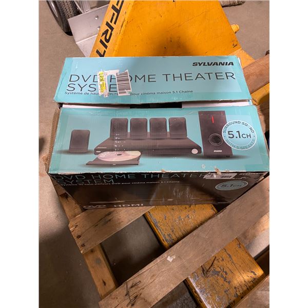 Sylvania dvd home theater no Center speaker
