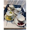 Tea cups and saucers