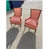 Pair antique chairs