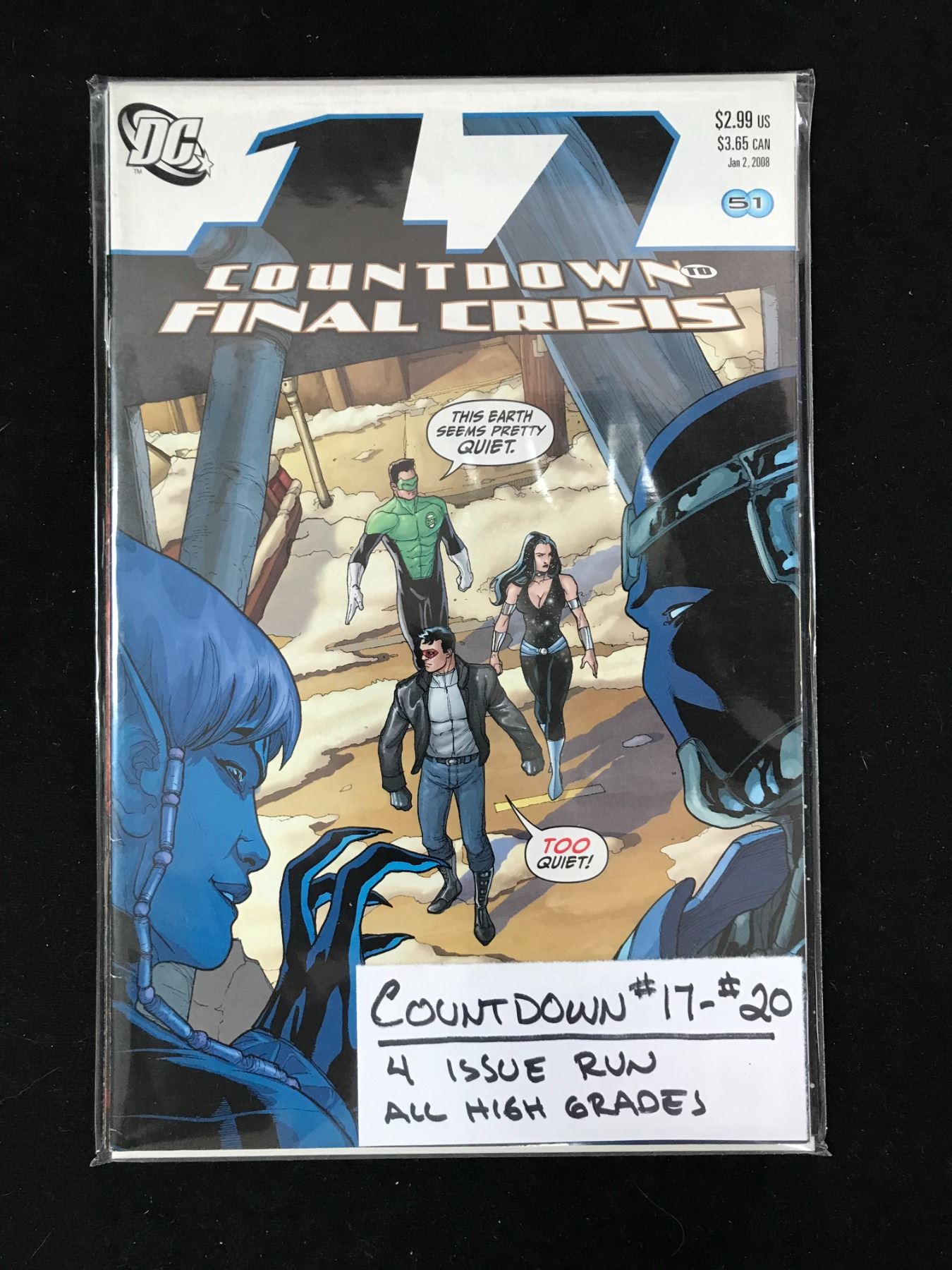LOT OF DC COMICS COUNTDOWN NO. 17-20