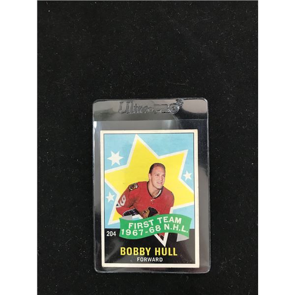 1967-68 OPC NHL BOBBY HULL NO. 204
