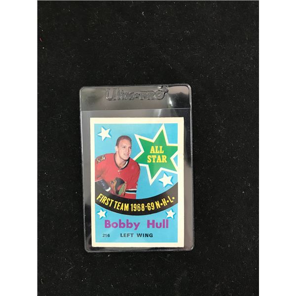 1968-69 OPC BOBBY HULL NO. 216