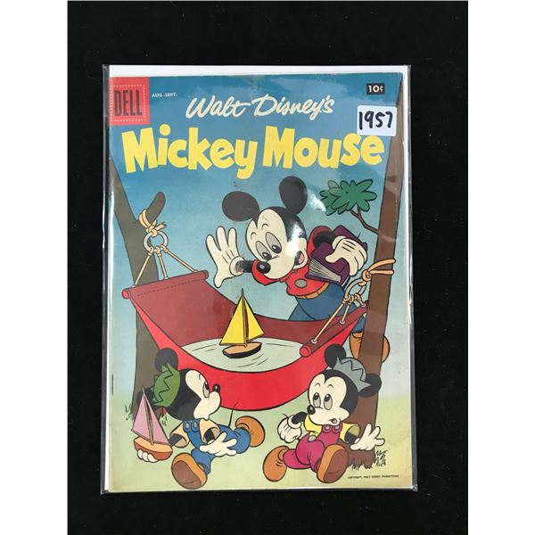 1957 DELL COMICS WALT DISNEY'S MICKEY MOUSE