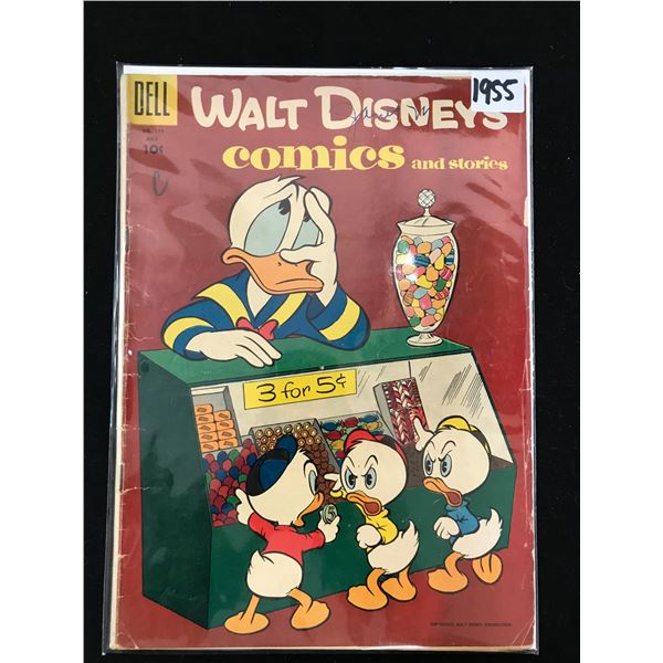 1955 DELL COMICS WALT DISNEY NO. 178