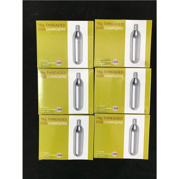 LOT OF 16G THREADED C02 CHARGERS