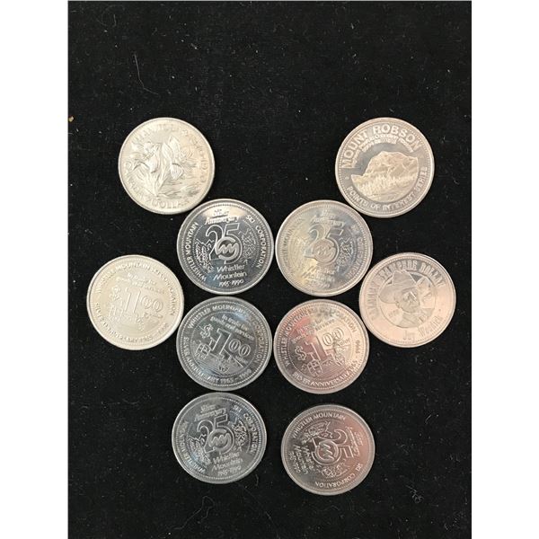 WHISTLER MOUNTAIN SILVER ANNIVERSARY COIN SET