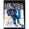 Image 1 : BO HORVAT SIGNED VANCOUVER CANUCKS 8 X 10 (GCG HOLO)