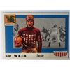 Image 1 : 1955 TOPPS FOOTBALL ALL AMERICAN ED WEIR ROOKIE CARD