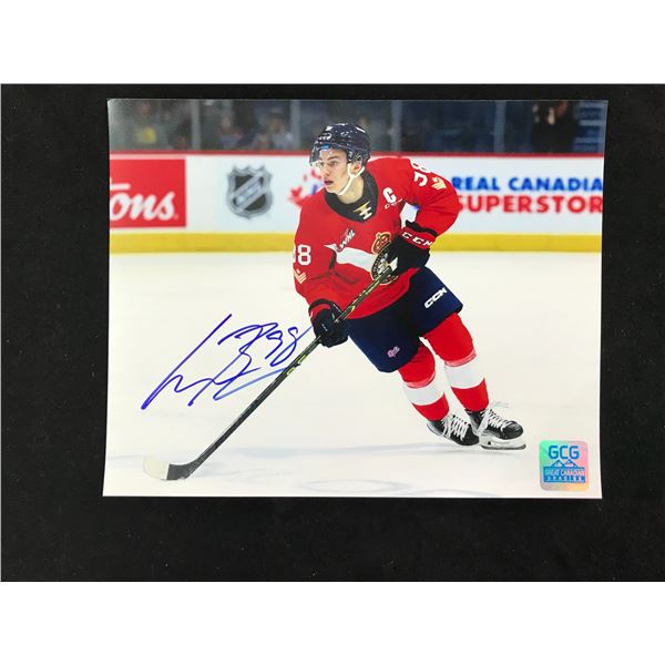 SIGNED WHL CONNOR BEDARD SIGNED 8X10 (GCG COA)