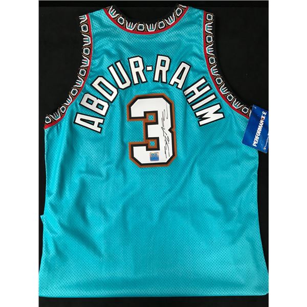 SHARIF ABDUL RAHIM SIGNED VANCOUVER GRIZZLIES CHAMPION JERSEY (GCG HOLO)