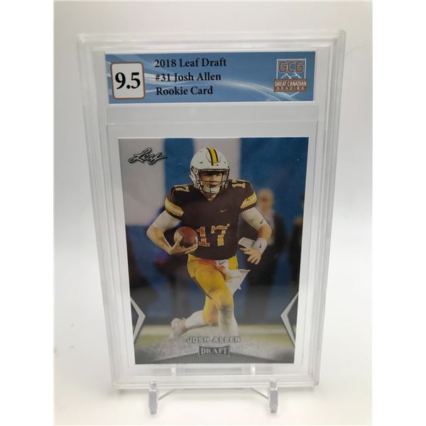 2018 LEAF JOSH ALLEN NO.31 JOSH ALLEN (9.5)