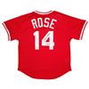 Image 1 : PETE ROSE SIGNED CINCINATTI REDS BASEBALL JERSEY INSCRIBED 4256 (BECKETT COA)
