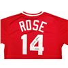 Image 2 : PETE ROSE SIGNED CINCINATTI REDS BASEBALL JERSEY INSCRIBED 4256 (BECKETT COA)