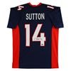 Image 1 : COOURTLAND SUTTON SIGNED DENVER BRONCOS FOOTBALL JERSEY (BECKETT COA)