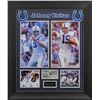 Image 1 : JOHNNY UNITAS SIGNED AND CUSTOM FRAMED COLLAGE DISPLAY 16 X 20 (BECKETT COA)