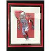 Image 1 : PATRICK PETERSON SIGNED A GLASS FRAMED LTD EDITION 16 X 20 PORTRAIT (CARDINALS COA)