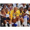 Image 1 : Showtime (5) Johnson, Jabbar, Worthy, Scott & Thompson Signed 11x14 BECKETT COA