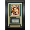 Image 1 : VINCE LOMBARDI CUSTOM FRAMED BANK CHEQUE DISPLAY 18 X 24 (BECKETT COA)