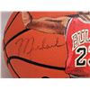 Image 2 : MICHAEL JORDAN SIGNED SPALDING BASKETBALL WITH 1/1 CUSTOM PORTRAIT (BECKETT LOA)