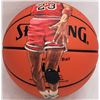Image 5 : MICHAEL JORDAN SIGNED SPALDING BASKETBALL WITH 1/1 CUSTOM PORTRAIT (BECKETT LOA)