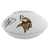 Image 1 : DANTE CULPEPPER SIGNED MINNESOTA VIKINGS LEATHER FOOTBALL (BECKETT COA)
