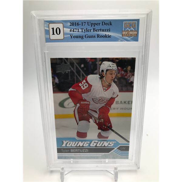 2016-17 UPPER DECK NO. 471 TYLER BERTUZZI YOUNG GUNS RC (GCG 10)